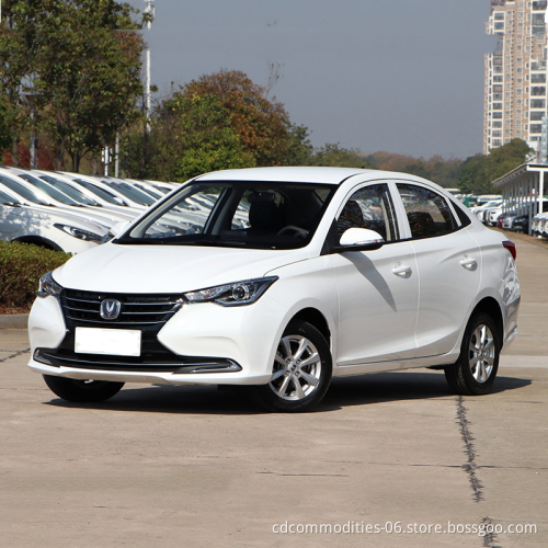 Low Price Gasoline Petrol Fuel 4 Doors 5 Seats Three Box Van Changan YueXiang Alsvin4 For Sale